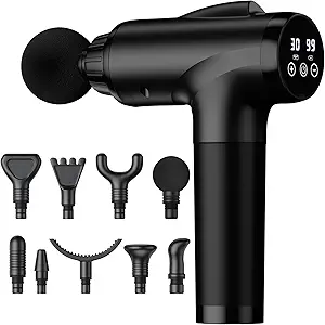 Massage Gun Deep Tissue, Handheld Electric Muscle Massager