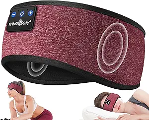 MUSICOZY sleeping headphones with Bluetooth and soft headband for women
