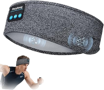 Perytong sleeping headphones headband with Bluetooth for sleep and sports