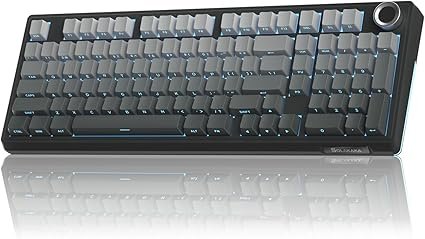 "KI99 Pro 96% wireless mechanical gaming keyboard with RGB backlighting and hot-swappable pre-lubed switches (black)"