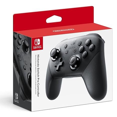 Official Nintendo Switch Pro Controller – Wireless, Motion-Enabled, NFC-Compatible, Black Edition