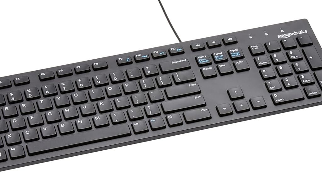 Best gaming keyboard under $50 with RGB lighting, ergonomic design, and responsive keys for gaming and typing.