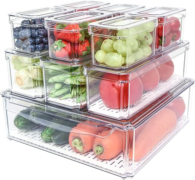 “Best Amazon Pomeat Fridge Organizer for neat and clutter-free refrigerator storage”