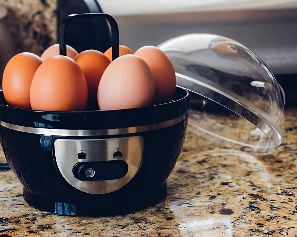 “DASH Rapid Egg Cooker – best egg boiler for fast, healthy breakfasts with auto shut-off, poaching tray, and stylish compact design”