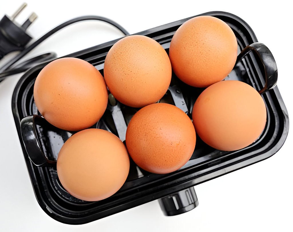 Evoloop Rapid Egg Cooker – best egg boiler for fast, healthy breakfasts with 6-egg capacity, poaching tray, and auto shut-off feature