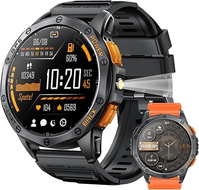 Military Smart Watch with GPS and 170+ Sports Modes – Best Smart Gadgets 2025