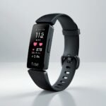 “Fitbit Inspire 3 Health & Fitness Tracker in Midnight Zen/Black with slim display, features stress management, sleep tracking, workout intensity, and 24/7 heart rate monitoring.” sleep tracking device