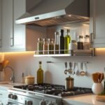 Magnetic Shelf for Kitchen Stove